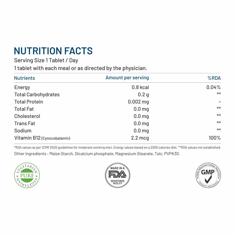 Vitamin B12 tablets