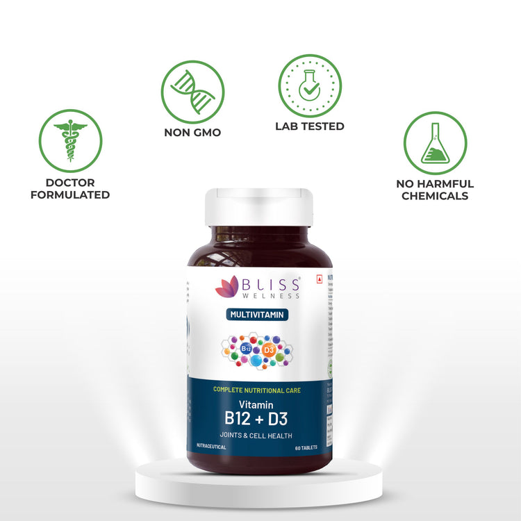 Vitamin B12 and D3 tablets