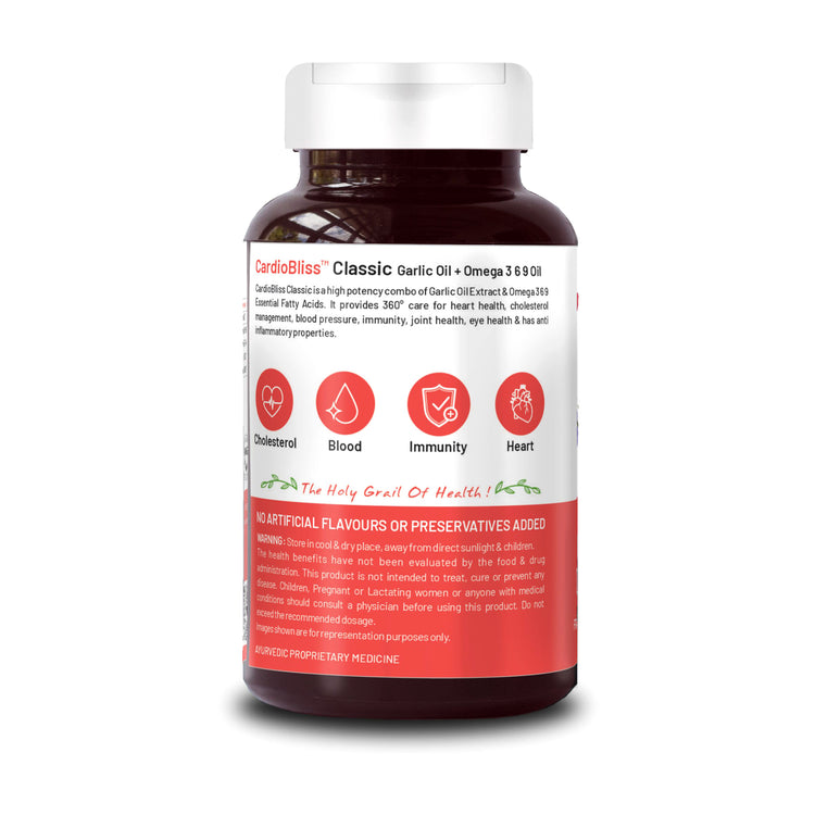 Cardio bliss Garlic oil+ omega 369