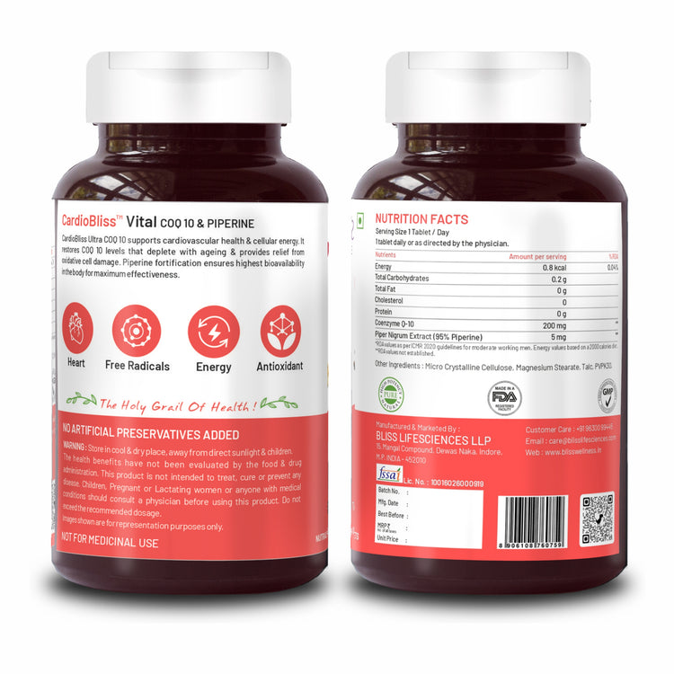 Vital COQ 10 & Piperine