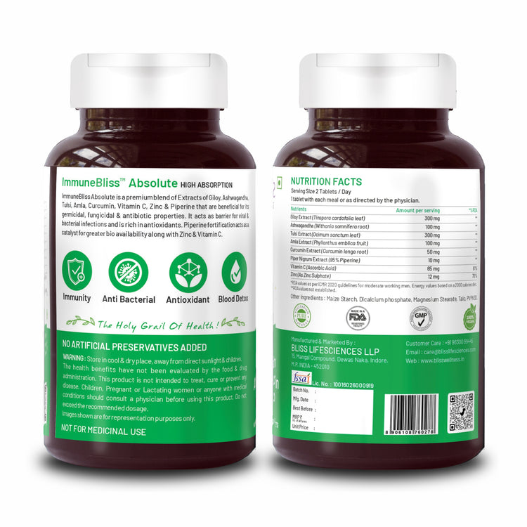 vitamin c+zinc+amla+tulsi+giloy+cucurmin+ashwangandha nutrition facts