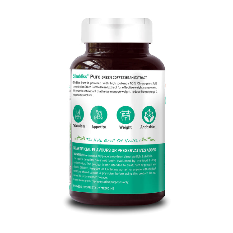 Pure green coffee bean extract
