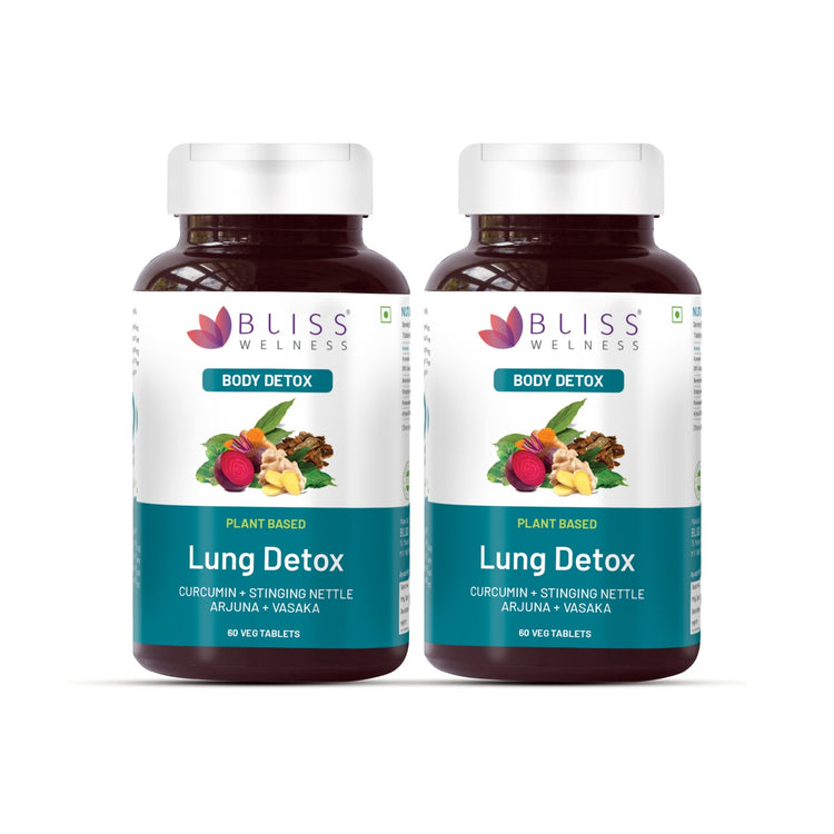 Pack of 2 Bliss Wellness Lung Detox supplements