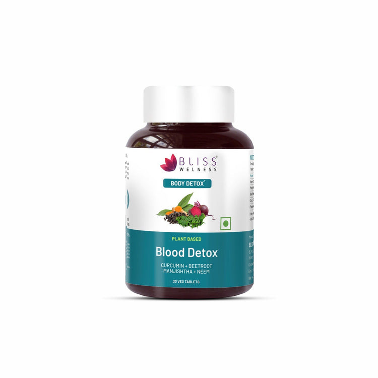 Bliss Welness DetoxBliss Blood Detox 30 Vegetarian Tablets - Bliss Welness