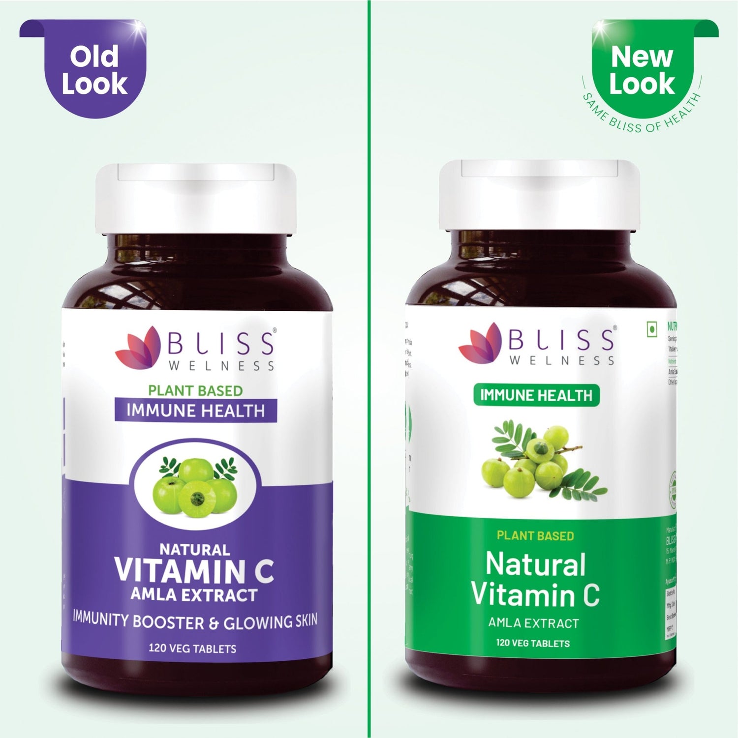 Bliss Welness ImmuneBliss Immunity Booster Glowing Skin | Natural Vitamin C (Amla Extract) 1000mg | Immunity Boost Antioxidant Skin Care Supplement - Vegan Tablets - Bliss Welness