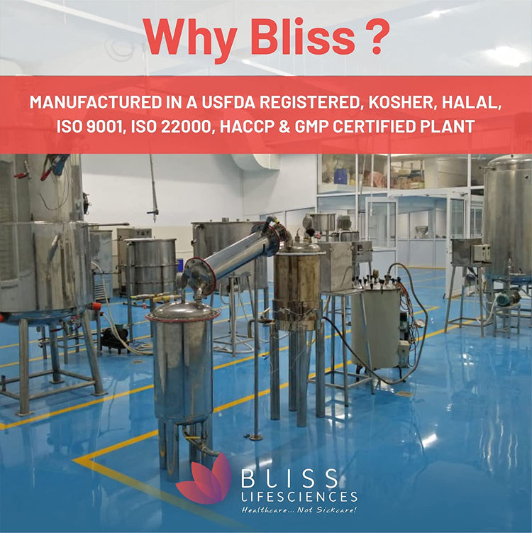 Bliss Welness SlimBliss Ultra GTE + GCE + GCB Extract + Weight Management Combo | GTE + GCE 60% + GCB50% Extract | Appetite Control Antioxidant Fat Management Supplement - 60 Vegetarian Tablets - Bliss Welness