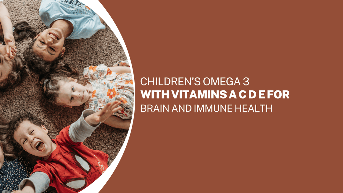 Children’s Omega 3 with Vitamins A C D E for Brain and Immune Health: A Comprehensive Guide - Bliss Welness