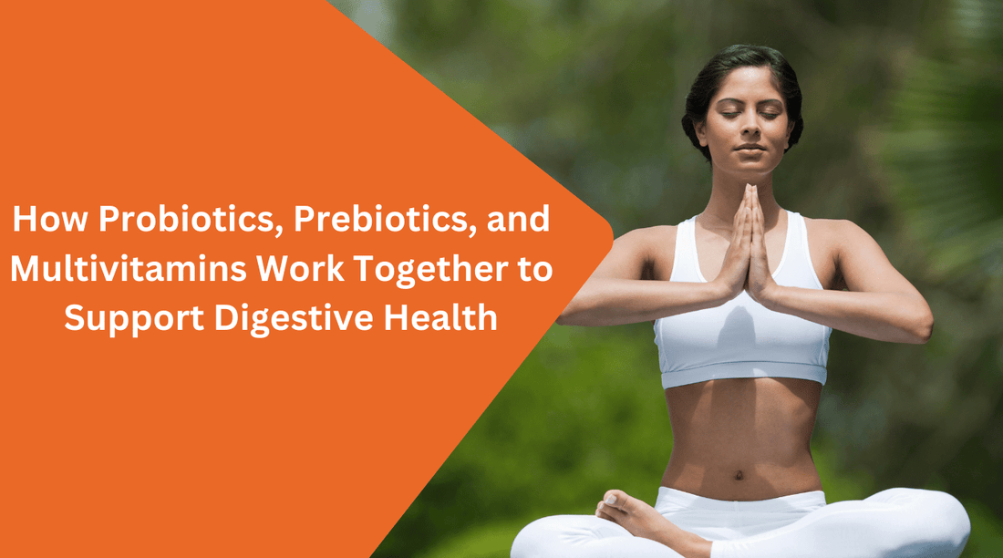 How Probiotics, Prebiotics, and Multivitamins Work Together to Support Digestive Health - Bliss Welness