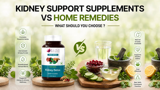 Kidney Support Supplements vs Home Remedies