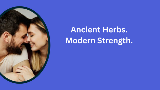 A natural wellness supplement made with Shilajit, Ashwagandha, Safed Musli, Kaunch Beej, and Akarkara—supporting stamina, testosterone, energy, and male vitality
