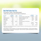 Nutrition facts label 