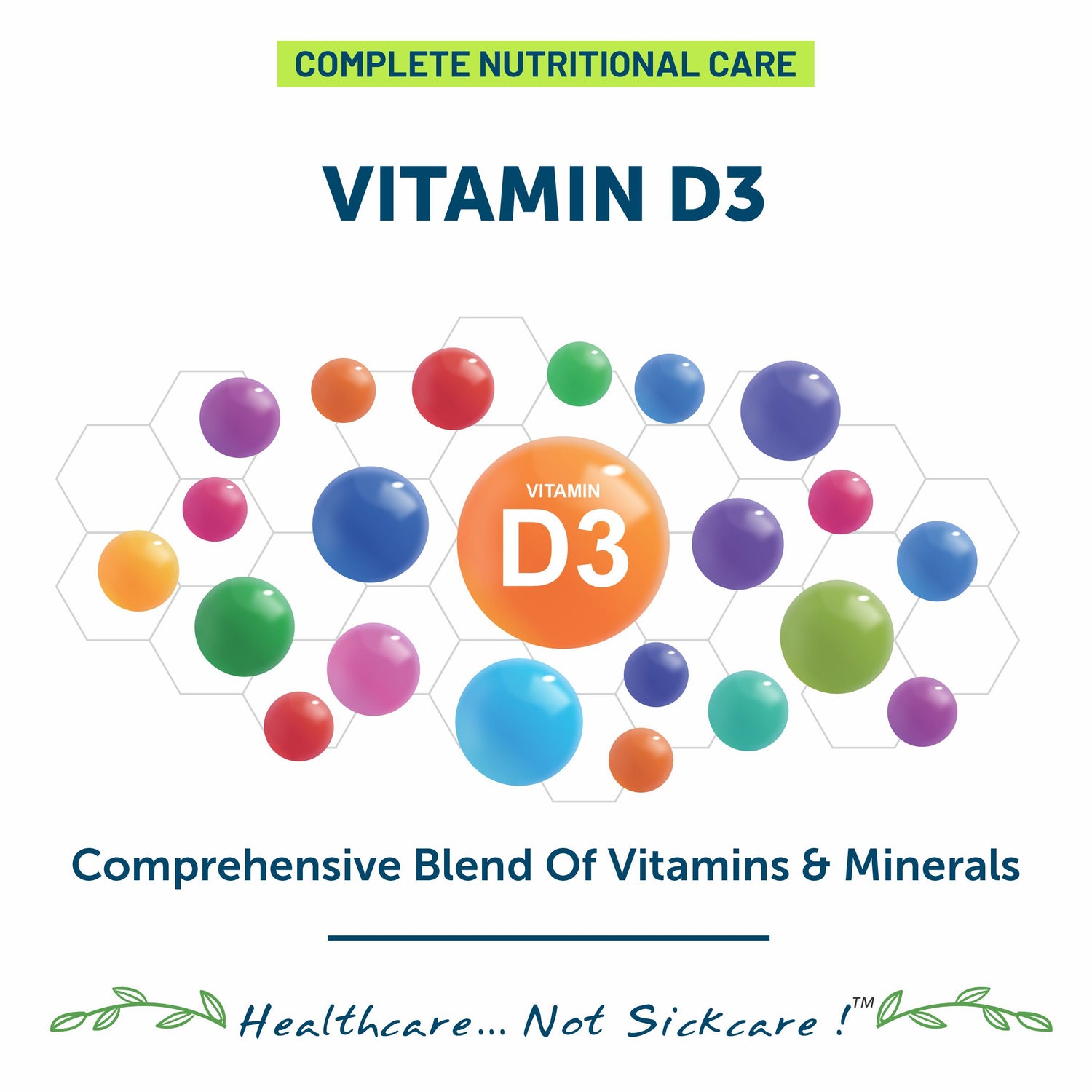The premium formula contains high quality forms of Vitamin D3 ensuring daily intake requirements of calcium thus improving bone health.