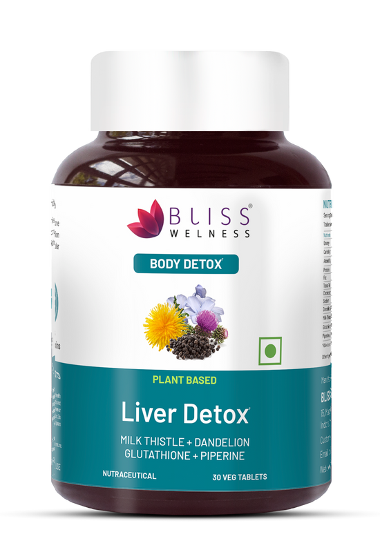 Bliss Welness DetoxBliss Liver Detox - 30 Veg Tablets
