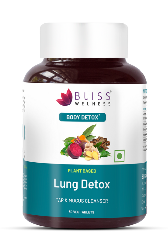 Bliss Welness DetoxBliss Lung Detox - 30 Vegetarian Tablets