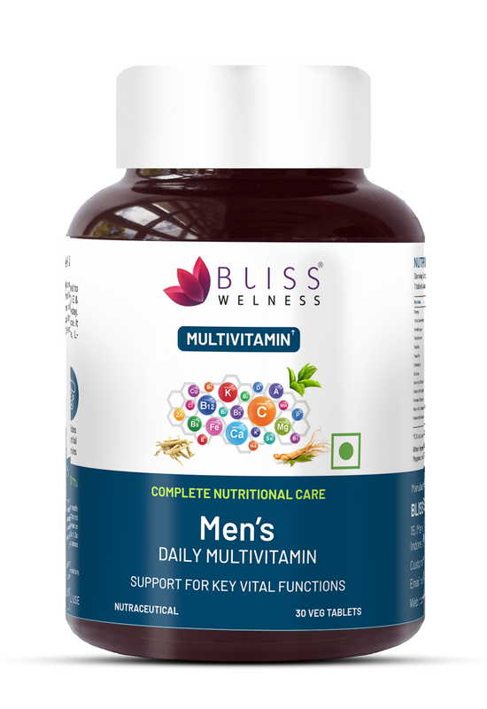 Bliss Welness VitaBliss Men’s Daily Multivitamins - 30 Veg Tablets