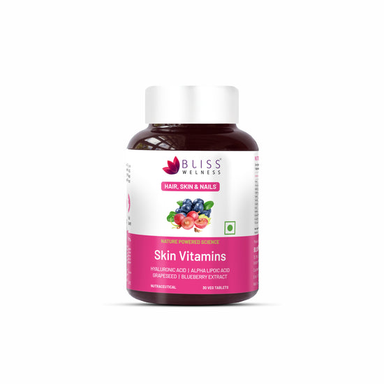 Bliss Welness BeautyBliss Skin Vitamins  – 30 Veg Tablets
