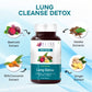 Bliss Wellness Lung Detox supplement bottle with ingredients 