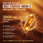 Gold Standard Omega-3 supplement capsule. 3000 mg Deep Sea Fish Oil Supplement