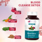 Bliss Wellness Blood Detox supplement bottle with ingredients
