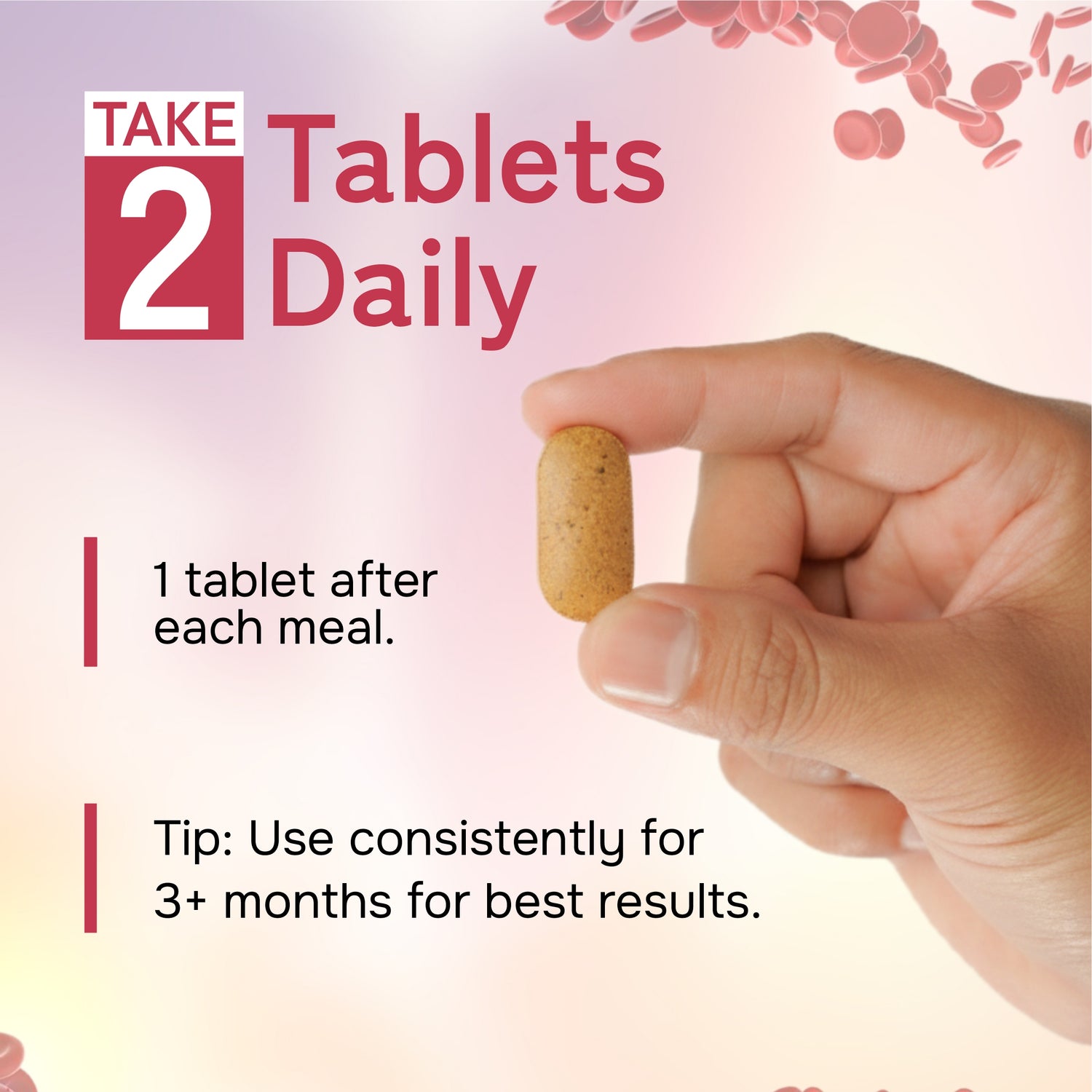  a tablet with daily dosage instructions 