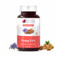 Bliss Welness CardioBliss Pure Omega 3 6 9 Omega 3 with Omega 6 & Omega 9 2000MG with ALA (Omega 3) 1000MG LA (Omega 6) 274MG OA (Omega 9) 400MG Heart Brain Eye Immunity Health Supplement - 60 Softgel Capsules