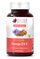 Bliss Welness CardioBliss Pure Omega 3 6 9 Heart & Brain Health | Triple Omega 3 6 9 ALA (Omega 3) 500MG LA (Omega 6) 137MG OA (Omega 9) 200MG - 60 Vegetarian Capsules
