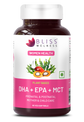 Bliss Welness BrainBliss Platinum Omega-3 DHA+ EPA+ MCT Prenatal Postnatal Mother & Child Care | For Pregnant & Lactating Mothers | Brain Heart, Mother & Child Health Supplement - 60 Vegetarian Capsules