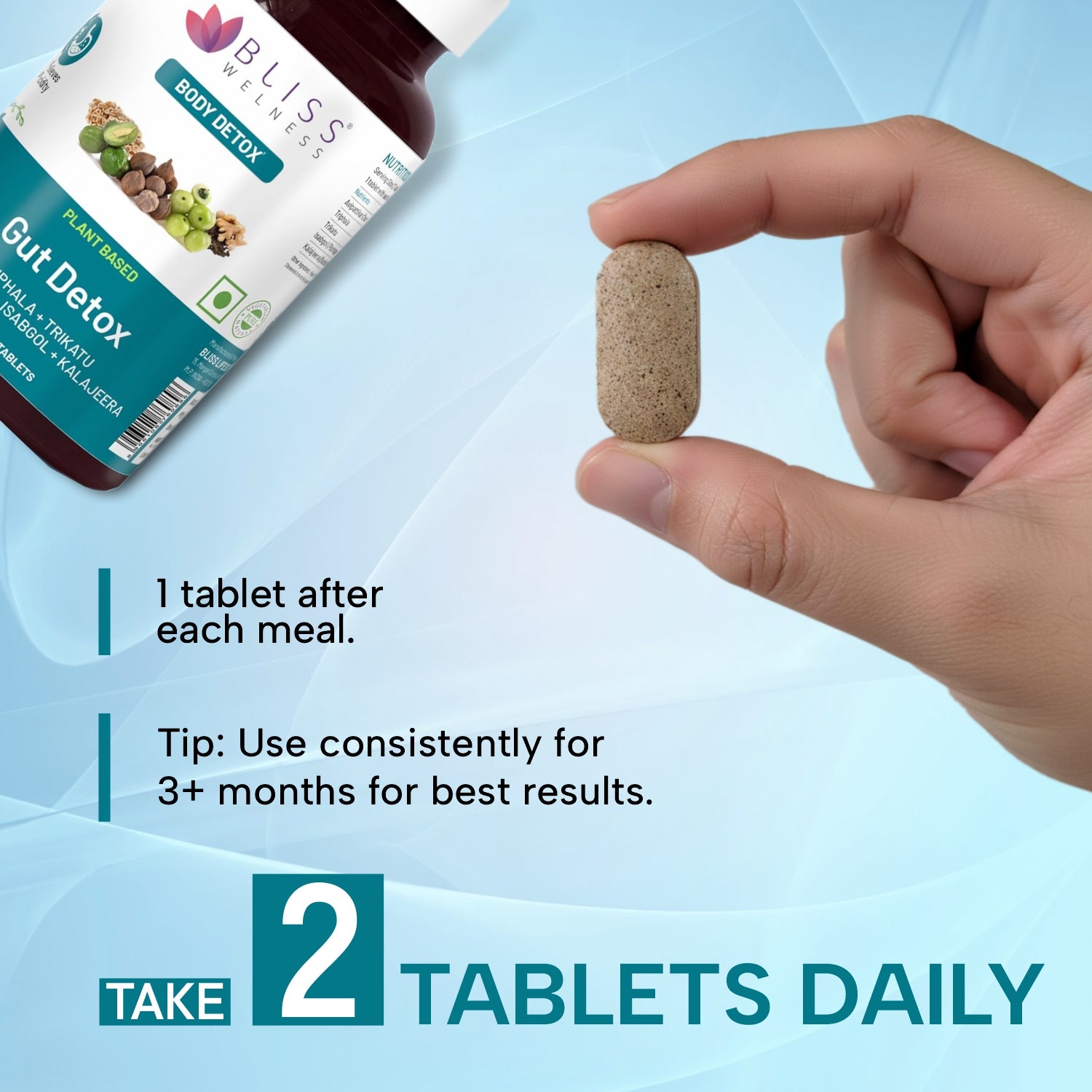 a tablet with a bottle labeled &
