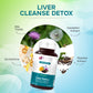 Liver cleanse detox supplement bottle with ingredients 