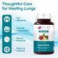 Bliss Welness DetoxBliss Lung Detox Cleanse Purify | Curcumin Trikatu Punerneva Echinecea | Respiratory Support Tar & Toxin Removal Antioxidant Herbal Supplement - 60 Vegetarian Tablets