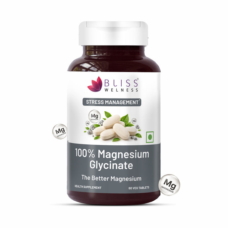 Magnesium Glycinate Supplement 60 Tabs