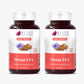 Bliss Welness CardioBliss Pure Omega 3 6 9 Omega 3 with Omega 6 & Omega 9 2000MG with ALA (Omega 3) 1000MG LA (Omega 6) 274MG OA (Omega 9) 400MG Heart Brain Eye Immunity Health Supplement - 60 Softgel Capsules