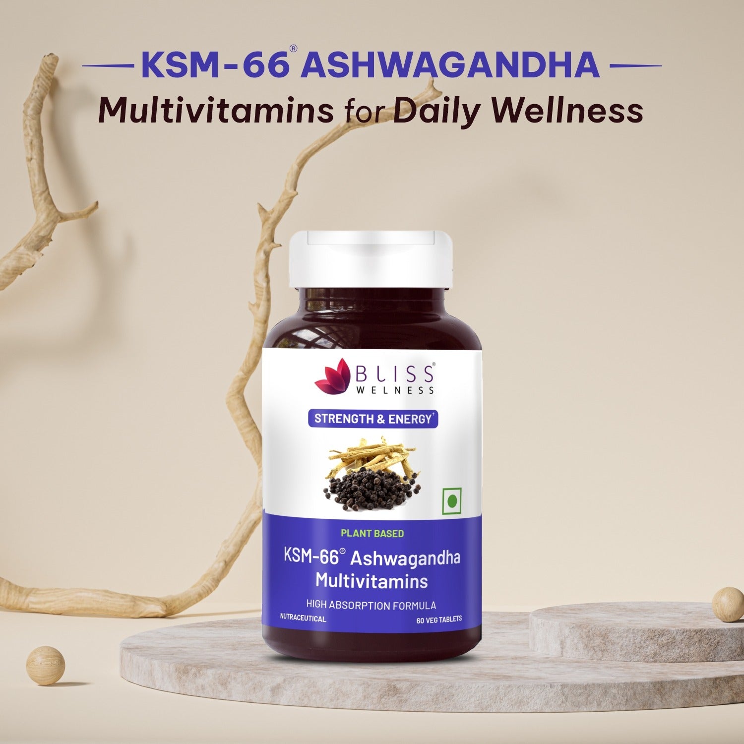KSM-66 Ashwagandha multivitamins 