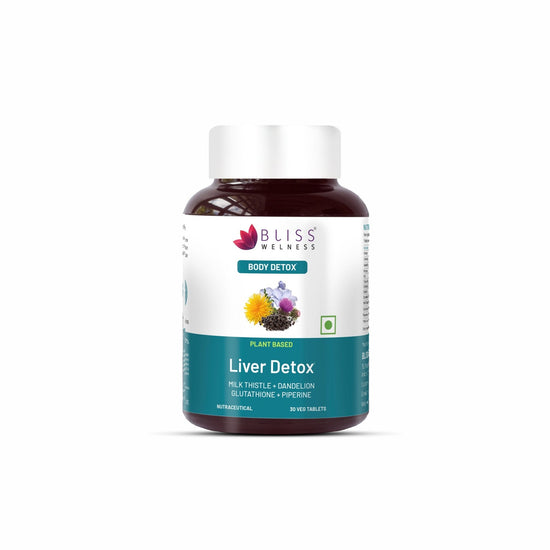 Bliss Welness DetoxBliss Liver Detox - 30 Veg Tablets - Bliss Welness
