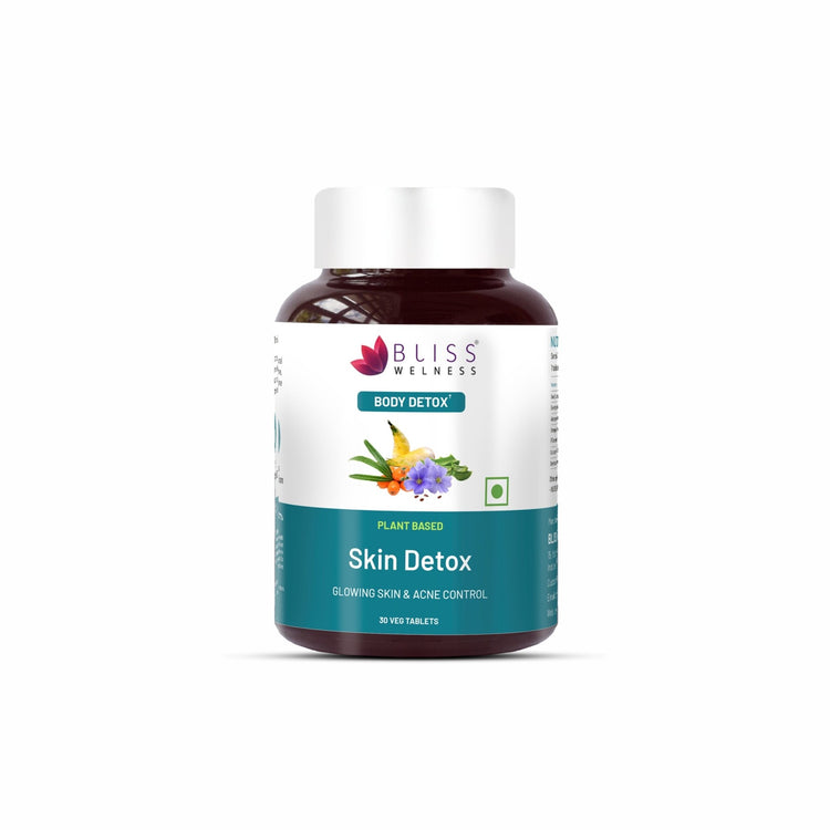 Bliss Welness DetoxBliss Skin Detox - 30 Veg Tablets - Bliss Welness