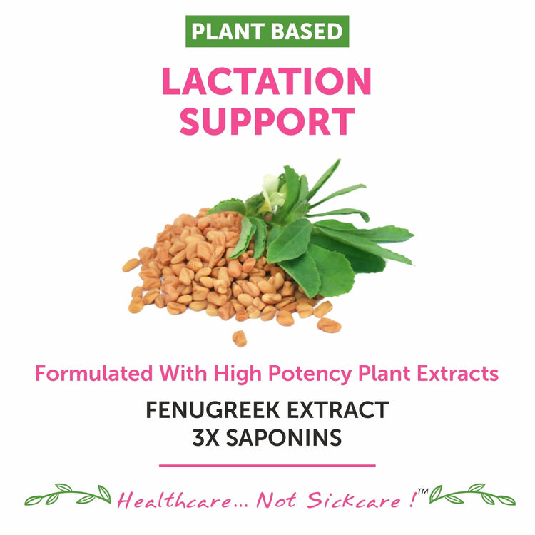 Bliss Welness GlucoBliss Natural Fenugreek Extract with 3x Saponins for Lactation Support, Hair, Blood, and Sugar Management Supplement - 60 Vegetarian Capsules - Bliss Welness