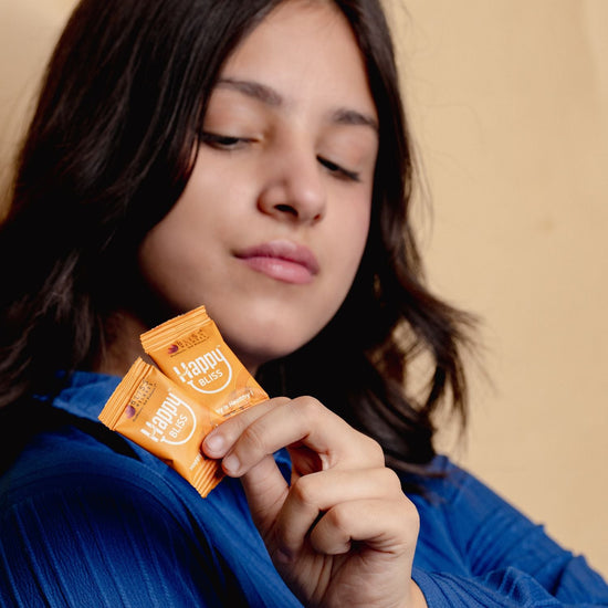 Bliss Welness Happy Bliss : Happiness, Anxiety & Stress Relief Supplement | Supports Calmness, Mood and Happy Hormones | Supports Balance of Cortisol, Dopamine, Endorphins, Serotonin & Oxytocin |Memory, Love & Cognition Support : 30 Servings - Bliss Welness
