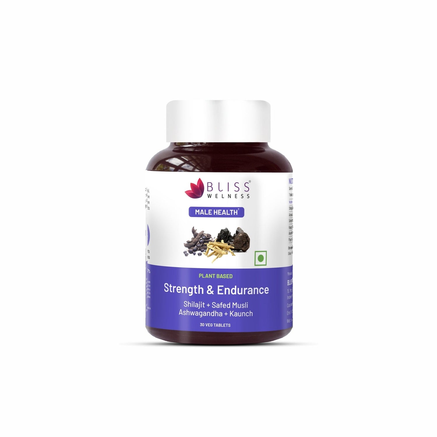 Bliss Welness JoshBliss Gold Pure Shilajit - 30 Vegetarian Tablets - Bliss Welness