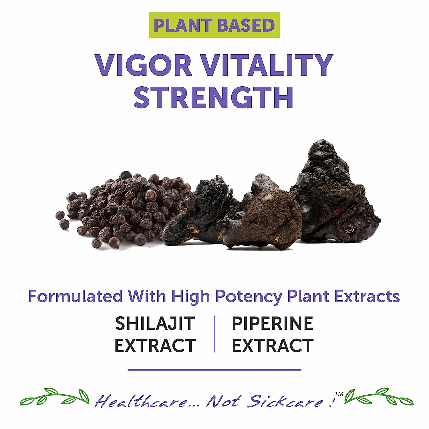 Bliss Welness JoshBliss Natural Strength Vitality Vigor | Pure Shilajit Extract (1000mg) | Enhanced Stamina & Endurance Ayurvedic Herbal Supplement - 60 Vegetarian Tablets - Bliss Welness