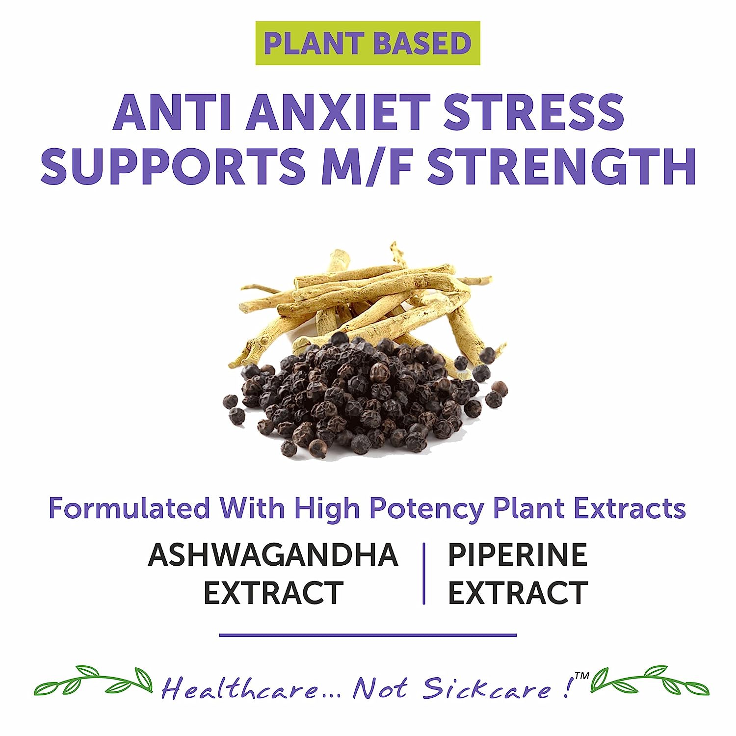 Bliss Welness JoshBliss Vital Pure Strength Vitality Stress Relief | Pure Ashwagandha Extract 1000MG + Multivitamins | Mind & Body Anti Anxiety Health Supplement - 60 Vegetarian Tablets - Bliss Welness