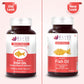 omega 3 fish oil capsule deep sea 2500mg triple strength 1000mg men women fatty acid omega3 fish oil tablet liver oil epa dha brain heart eye krill