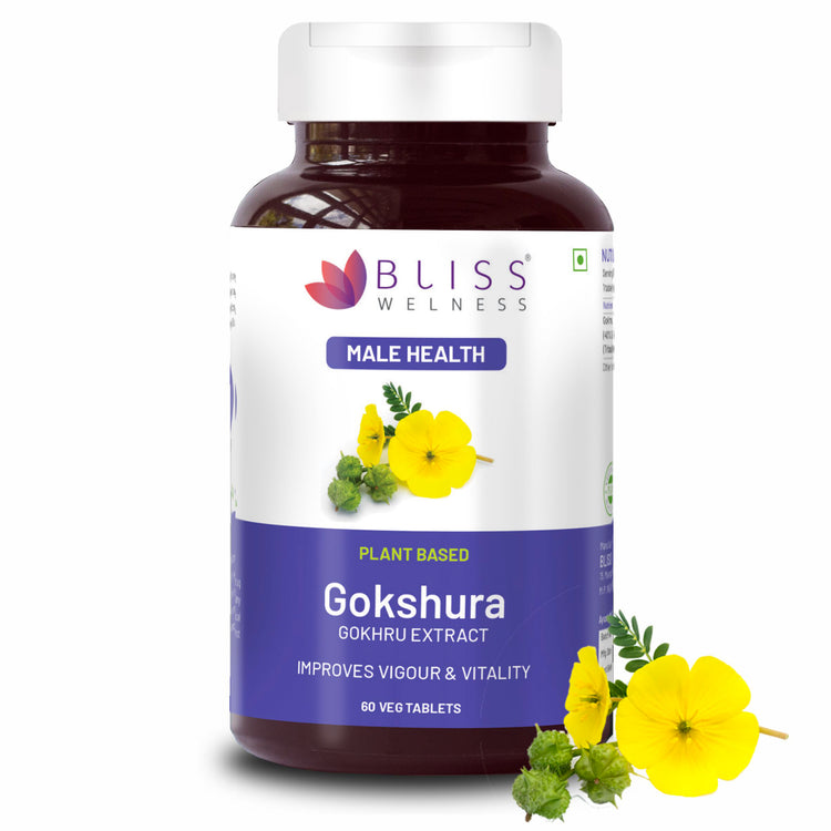 Bliss Welness Josh Bliss Gokshura Extract- 60 Veg Tabs