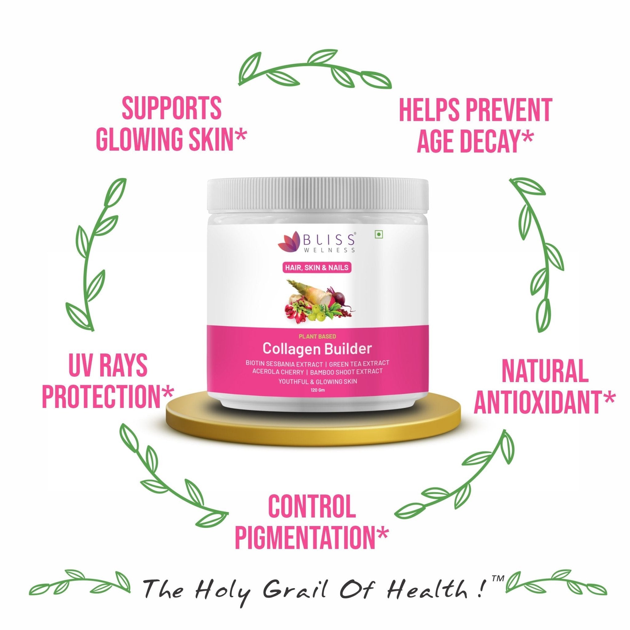 Buy Collagen Builder with Biotin | For Youthful Glowing Skin – Bliss ...
