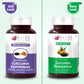 Bliss Welness ImmuneBliss Gold Immunity Boost Anti Inflammatory | Pure Curcumin 95% Extract + Turmeric Extract with BioPiperine 10mg | Heart Brain Joint Health Antioxidant High Absorption Supplement - 60 Vegetarian Tablets - Bliss Welness