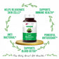 Bliss Welness ImmuneBliss Immunity Booster Respiratory Wellness | Pure Tulsi (Tulsi / Holy Basil) Extract 600mg with Piperine 10mg | Cough & Cold Care Supplement - 60 Veg Tablets - Bliss Welness