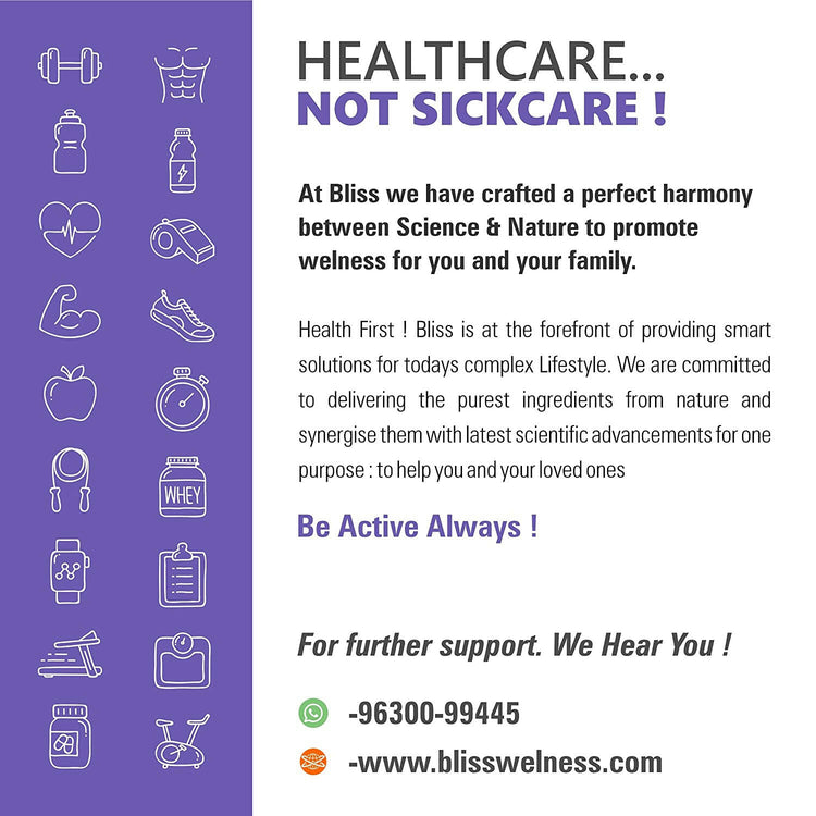 Bliss Welness JoshBliss Plus Prostate Health Healthy Hair Growth | Saw Palmetto Extract 800MG | Testosterone Booster Strong Hair Healthy Prostate Health Supplement - 60 Vegetarian Tablets - Bliss Welness