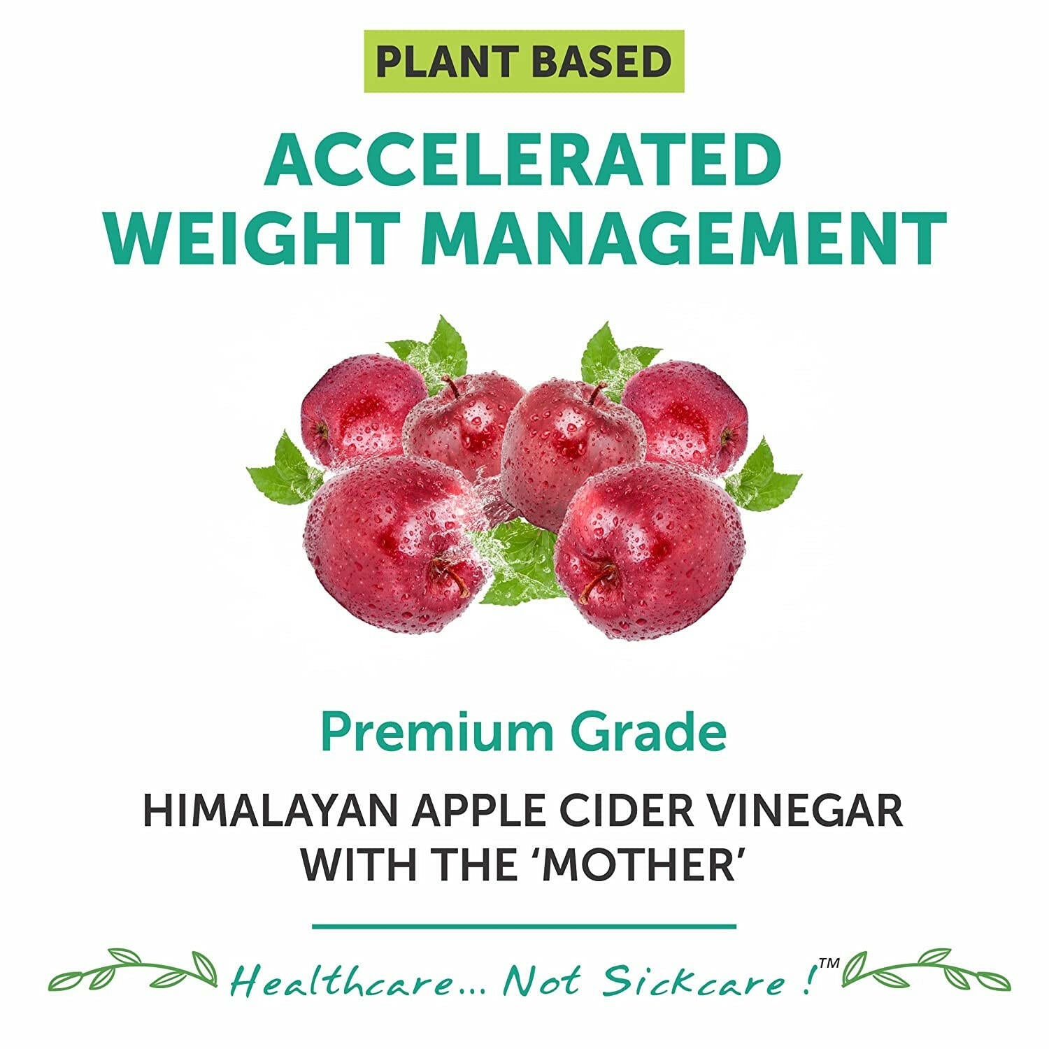 Bliss Welness LeanBliss Ultra Weight & Sugar Management | Organic Himalayan Apple Cider Vinegar with Strand of Mother | Raw Natural Unfiltered Unpasteurized - 500 ml - Bliss Welness