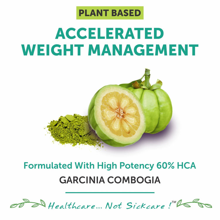 Bliss Welness SlimBliss Natural Garcinia Cambogia Extract Weight Management | Garcinia Cambogia Extract 60% | High Potency Antioxidant Supplement - 60 Vegetarian Tablets - Bliss Welness