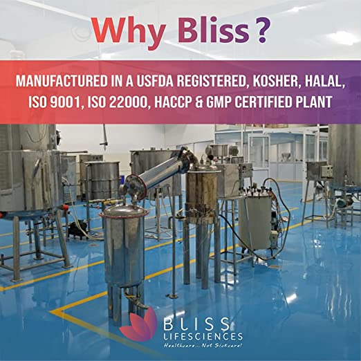 Bliss Welness SlimBliss Plus GCB + WKB Extract Weight Management Carb Control | Green Coffee Bean Extract 50% + White Kidney Bean Extract | Carbohydrate Blocker Supplement - 60 Vegetarian Capsules - Bliss Welness